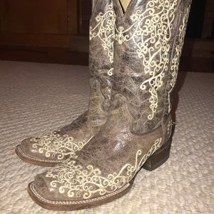 Corral square toe boots